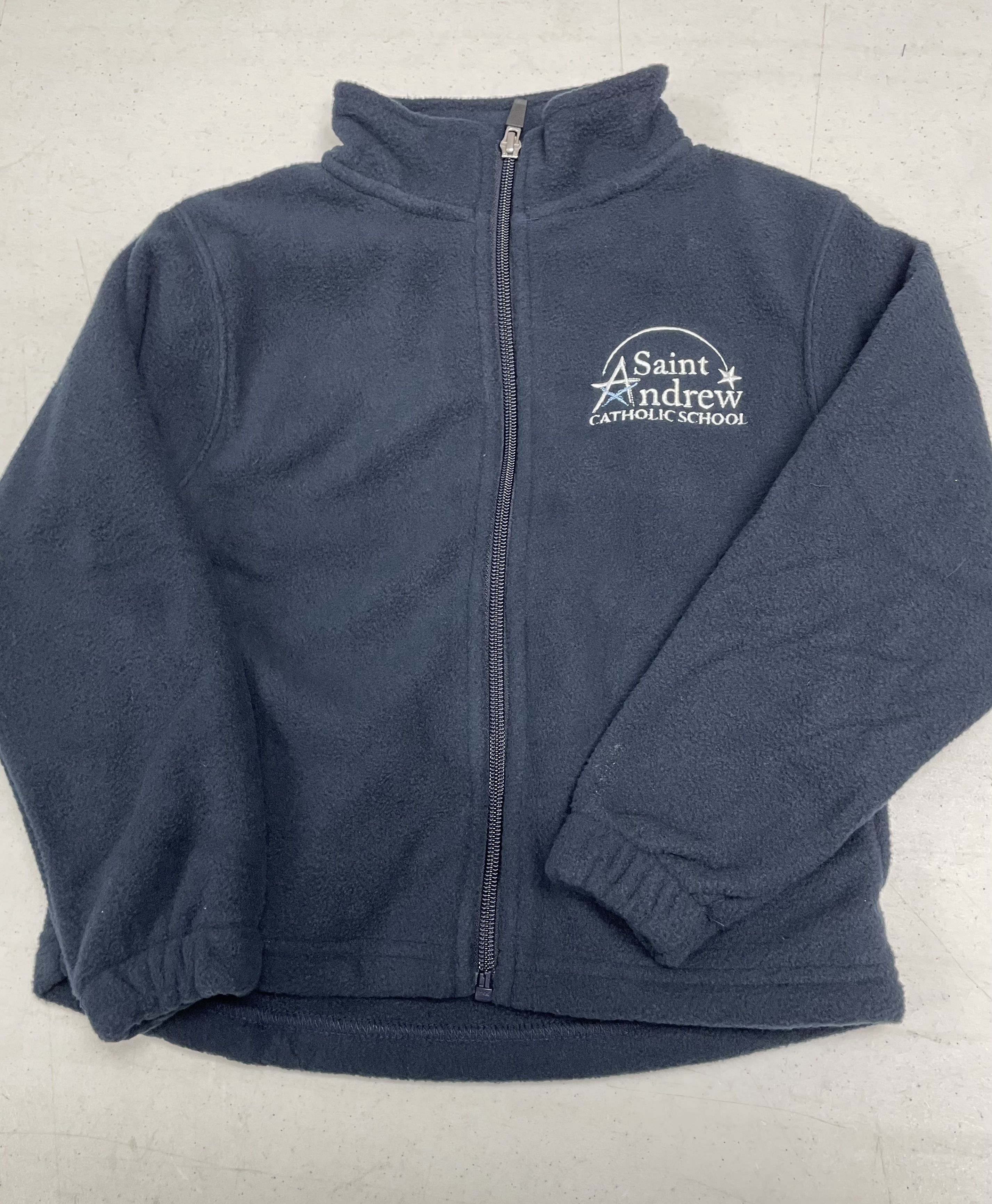 St Andrew Navy Fleece Jacket